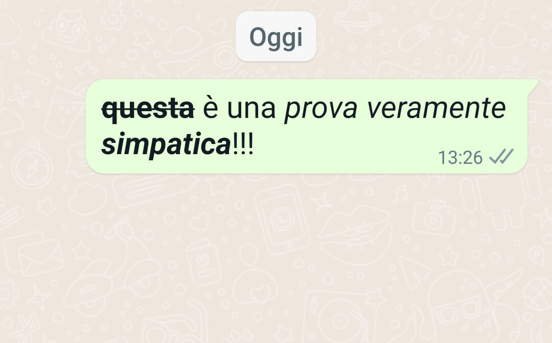 whatsapp web come usarlo al meglio corsivo grassetto