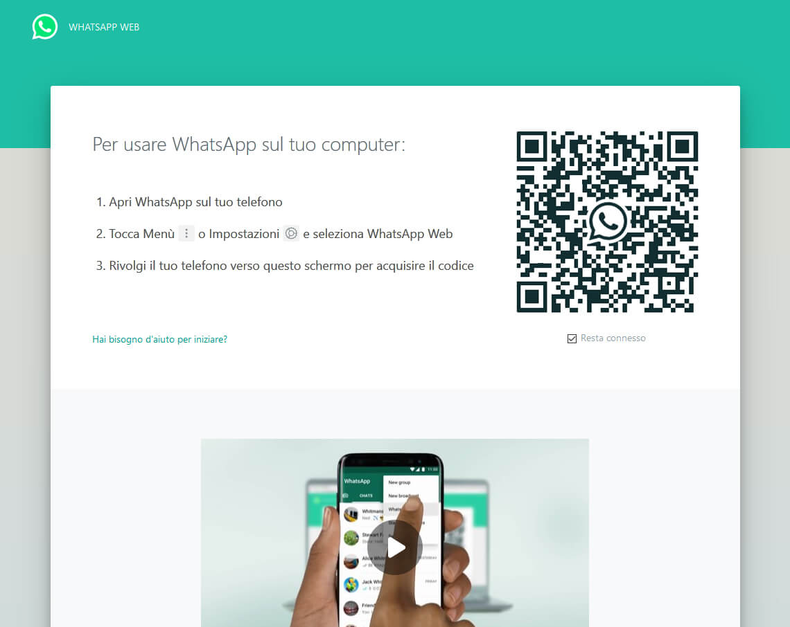 whatsapp web come usarlo al meglio qr code